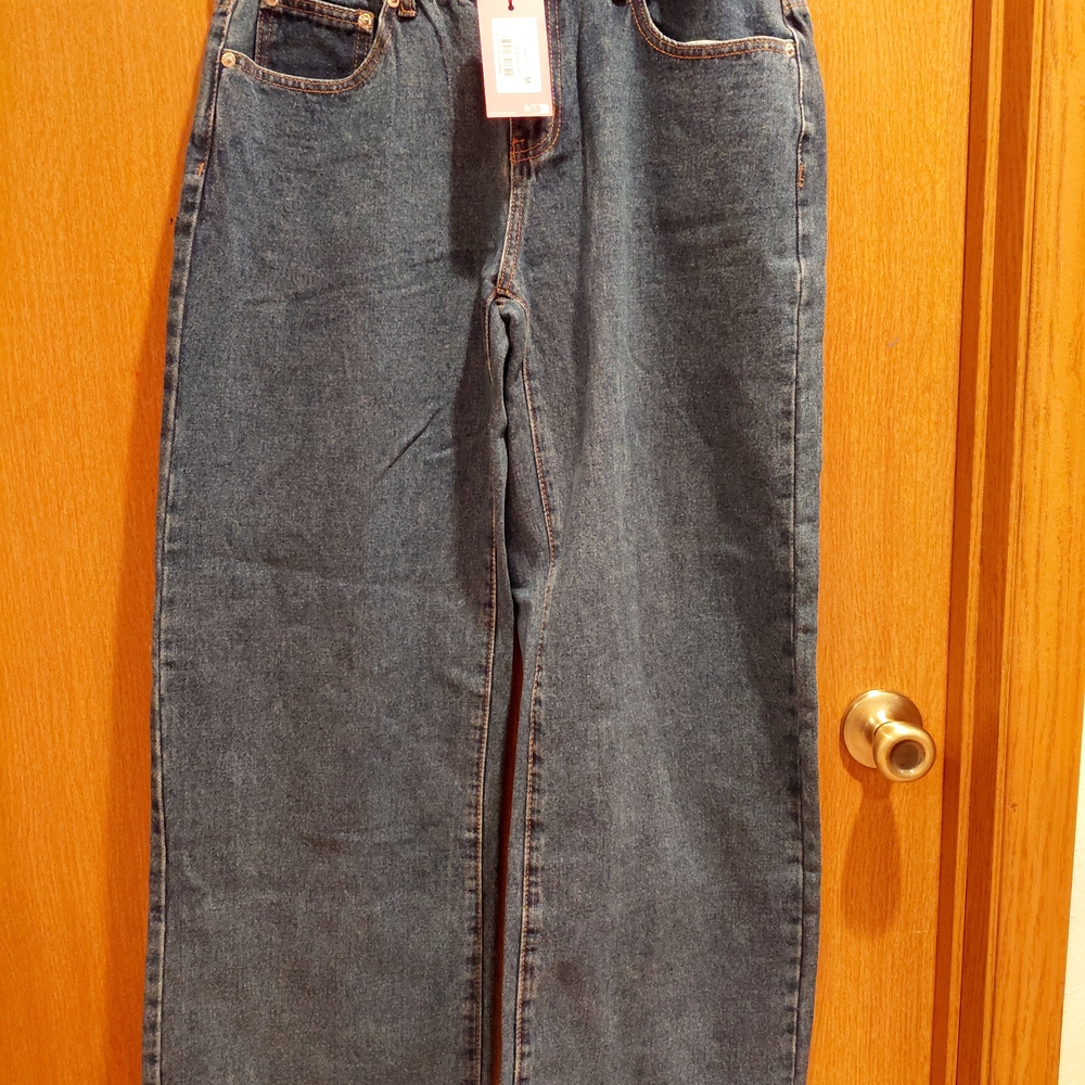 Edikted Blue Denim Pants